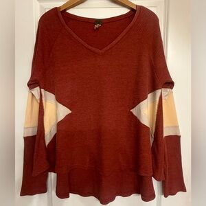 Free People Red Thermal